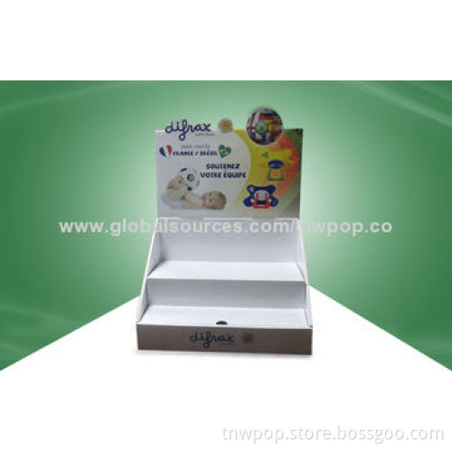 POP Cardboard Tabletop Display, Supermarket Shelves,Eco-friendly Material,Customized Size and Design